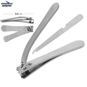 Cortaúñas Profesional, Cortador de Uñas, Pinzas de Podología, Acero Inoxidable Resistente, Apertura de Mandíbula Ancha, Curvo, Cuidado del Bebé, Grueso - Product Image 1