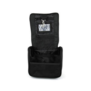 Trousse de toilette de voyage OEM personnalisée, sac en nylon et polyester, sac réutilisable de qualité supérieure à faible quantité minimale de commande - Product Image 1