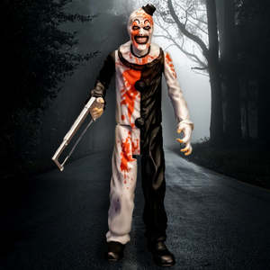 Terrifier Art the Clown 5' Action Figure New Plastic Resin Cartoon <b>Toy</b> Model <b>Toy</b> Joker Design for Car Ornament <b>Box</b> Packaging - Product Image 1