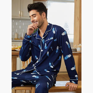 Conjuntos de Pijamas Personalizados, Ropa de Dormir de Bambú a Juego para Hombres y Mujeres, Venta al por Mayor, Niños, Bebés, OEM, ODM, Tallas Grandes, Conjunto de Ropa Suave para el Hogar - Product Image 2