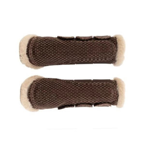 Bottes de protection pour jambes d'équidés, couleurs unies tendance, rembourrage en mousse antidérapant, confortables, pour courses de chevaux - Product Image 4