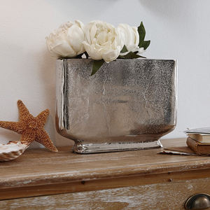 Jarrón Decorativo para Bodas, Metal Fundido de Aluminio, Decoración Floral, Diseño Artesanal, Nuevo Jarrón en Venta para Decoración de Mesa en Hogares y Hoteles - Product Image 3