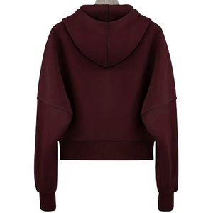 Sweat-shirt à capuche pour femme de qualité supérieure, respirant, à fermeture éclair sur le devant, imprimé sur mesure, manches longues, streetwear décontracté d'hiver - Product Image 3