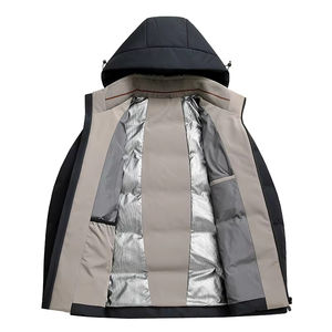 Streetwear personnalisé blouson aviateur pour hommes noir polyester tissu satin vestes surdimensionnées pour hommes - Product Image 2