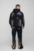 Survêtement Homme Grande Taille Personnalisé Uni Streetwear Printemps Anti-Transpiration Respirant Pantalon Évasé OEM Vente en Gros
