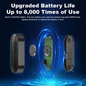 Alarme sans fil Daytech pour porte et fenêtre, détecteur d'entrée, sonnette d'alerte, sécurité pour maison, bureau, restaurant, clinique, café, portée 300 pieds (100 m), durable - Product Image 2