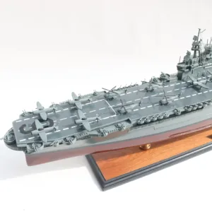 Gia Nhien üretici özel tasarım USS ENTERPRISE (CV-6) ahşap MODEL tekne-yüksek kaliteli ahşap gemi modeli-el sanatları