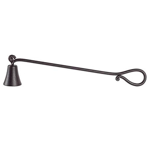 Accessoire d'extinction de bougie en métal de couleur noire avec coquille pour éteindre les bougies - Product Image 1