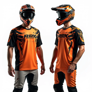 Premium Dirt Bike Racing Shirt Hombres de manga larga Cómodo Motocross Jersey Equipo deportivo Motocicleta Auto Racing Wear - Product Image 5