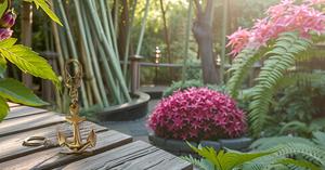 คาราบิเนอร์สมอเรือสีทองพวงกุญแจเครื่องรางทางทะเลสำหรับใช้ในชีวิตประจำวันกันน้ำและเทรนด์แฟชั่นสำหรับงานแต่งงาน - Product Image 4