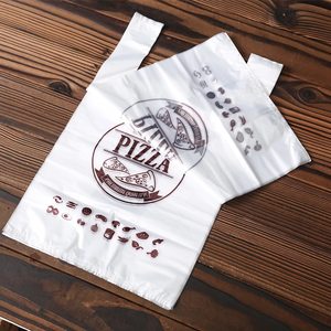 Bolsas de supermercado Bolsas de compras de plástico al por mayor para comida rápida Grosor personalizado Impresión personalizada - Product Image 3