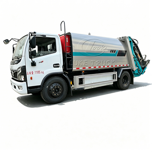 Nouveau camion compacteur de déchets Dongfeng Furika 4x2, 6-10m3, camion de collecte de déchets au gaz naturel, Euro5, LHD/RHD, véhicule d'assainissement - Product Image 4
