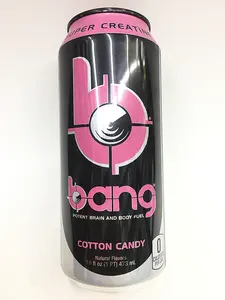 Boisson énergisante Bang Cotton Candy au goût naturel pour la créativité - Product Image 3