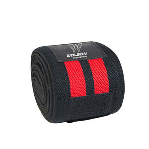 Enveloppes de genou d'haltérophilie de forme physique résistantes élastiques personnalisées de bonne qualité - Product Image 4