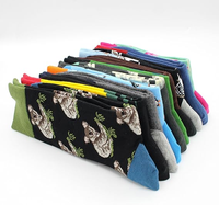 VN Chaussette de golf d'équipage personnalisée en usine Jacquard motif amusant Logo séchage rapide unisexe respirant épais athlétique sportif de haute qualité