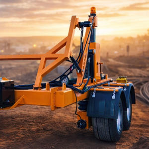 Remorque de transport de bobine de câble hydraulique 20T pour la manutention de tambours de grand diamètre et l'installation sur le terrain - Product Image 5