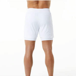 New Arrived 2025 Summer Lightweight Linen POLYESTER / NYLON Casual Shorts Custom Print Wholesale Athletic Double <b>Layer</b> Shorts - Product Image 6