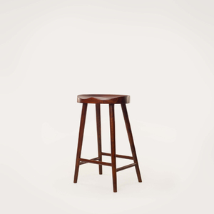 เก้าอี้บาร์ทำจากไม้มะม่วงเนื้อแข็งทำด้วยมือทำจากไม้สำหรับห้องครัวและบาร์ - Product Image 2