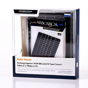 Panneau solaire bifacial de type N Runergy Hyperion HY-DH144N8-565 565W, cellule de 182 mm, palette de 31, fabriqué aux États-Unis - Product Image 3