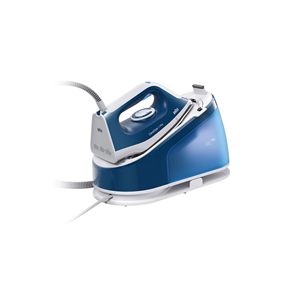 Fer à repasser électrique 2200 W avec générateur de vapeur 1,7 L et semelle en céramique bleue, défroisseur portable pour usage domestique et hôtelier - Product Image 3