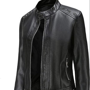 Chaquetas de Cuero para Mujer en Tallas Grandes, Ropa de Moda, Chaquetas Deportivas para Exteriores, Chaquetas para Mujer en Todas las Tallas, Hechas a Medida, Venta al por Mayor, Alta Calidad - Product Image 1