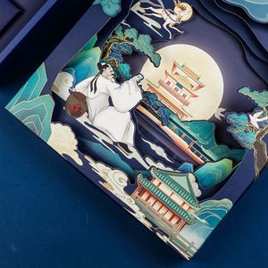 กล่องของขวัญกระดาษลูกฟูก TRIHO TRb-1290 เคลือบด้าน สำหรับงานแต่งงาน งานวันเกิด งานเทศกาลไหว้พระจันทร์ งานปาร์ตี้ ตกแต่ง-วัสดุรีไซเคิล - Product Image 4