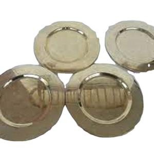 Plato creativo de vidrio de lujo para fruta seca, plato para servir dulces, bandeja para aperitivos, cantidad de espacio navideña, color blanco minimalista - Product Image 1