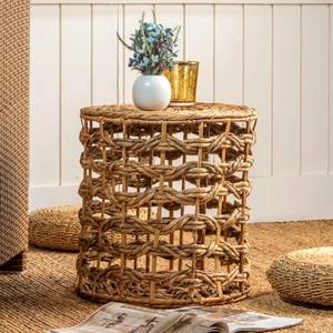 Superior quality hand woven living room end <b>table</b> water hyacinth <b>bed</b> side <b>tables</b> wholesale - Product Image 6