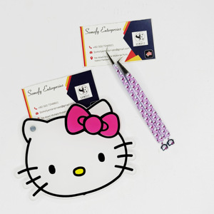 Custom Made Hello Kitty Eyelash <b>Tiles</b> Acrylic Material with Eyelash Tweezers Lash <b>Tile</b> <b>Magnetic</b> Sustainable Technology Tools - Product Image 4