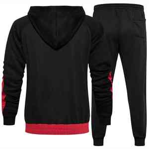 Nouveau design surdimensionné survêtement pour hommes-décontracté Streetwear t prix de gros sweat ensemble survêtement unisexe respirant - Product Image 5