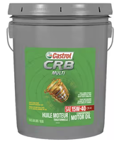 Huile moteur CASTRO CRB 15W40 SAE, lubrifiant automobile anti-usure, seau de 5 gallons 15B7BE