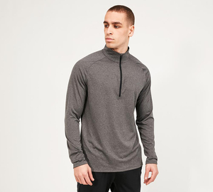Tenue de sport décontractée et confortable à demi-fermeture éclair pour hommes Tenue de jogging 2 pièces légère et de haute qualité pour l'hiver Ensemble de vêtements d'extérieur - Product Image 2