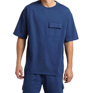 Custom Print Logo Summer Plus Size Breathable Quick Dry 2-Piece Shirt and Shorts <b>Set</b> for Men - Product Image 3