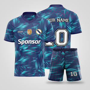 Ropa de fútbol personalizada de alta calidad, ropa de equipo de tela transpirable, ropa deportiva de fútbol para hombres, conjunto de Jersey hecho en Vietnam - Product Image 6