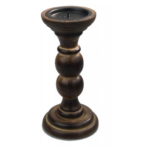 Bougeoir en métal fini antique Bougeoir votif de concepteur en métal en aluminium Centres de table de mariage Bougeoir - Product Image 5