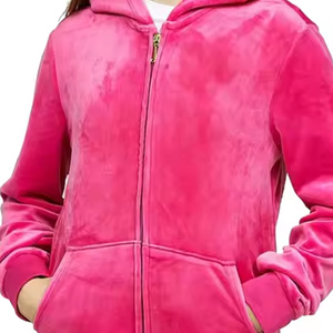 Luxury Women's Velvet Hooded Hoodies Eco-Friendly Quick-Dry Breathable Soft Fabric High Quality Full Sleeve Winter Casual - Product Image 5