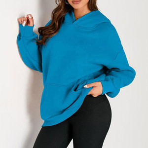 Sudaderas Extra Grandes para Mujer con Logotipo Personalizado en la Parte Delantera, Sudaderas de Invierno Gruesas 100% Algodón, Ropa Urbana Ecológica de Alta Calidad a Buen Precio - Product Image 4