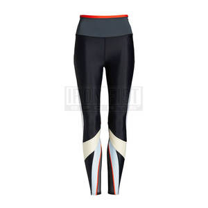 Pantalones de Yoga de Cintura Alta, Sin Costuras, Transpirables, de Tela Elástica, Color Sólido, para Entrenamientos en el Gimnasio y Ropa Deportiva - Product Image 1