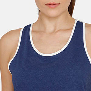 Débardeurs pour femmes grande taille, respirants, séchage rapide, été, coton/bambou, logo personnalisé - Product Image 6