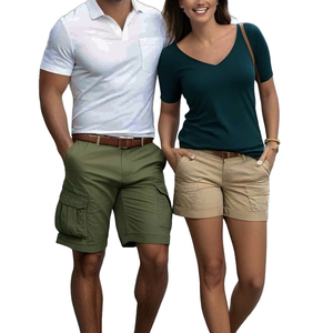 กางเกงคาร์โก้ผู้ชายกางเกงยุทธวิธีผ้ายืดแบบหลายกระเป๋าทรงตรงมีหลายช่องสไตล์ลำลองผ้าทอลายทแยงผ้าคอตตอน100 - Product Image 4