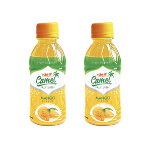 Meilleur fournisseur 100% Concentré de jus de mangue naturel Marque privée personnalisée avec saveur de noix de coco Bouteille en plastique de chameau séché - Product Image 1