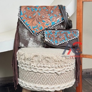 ชุดคอมโบ2ชิ้นสำหรับผู้หญิงกระเป๋าหนังวัวคาดลำตัว & กระเป๋าคลัทช์ใส่บัตรแบบ2025ใหม่ - Product Image 1