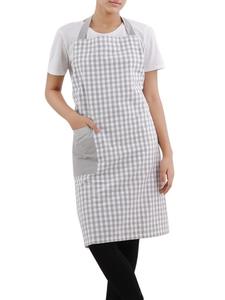 100% Cotton Yarn-Dyed Bib <b>Apron</b> Grey Waist Bib Food Cooking Salon Barber Garden BBQ PE LDPE PU PVC <b>Denim</b> Fabric Polyester - Product Image 2