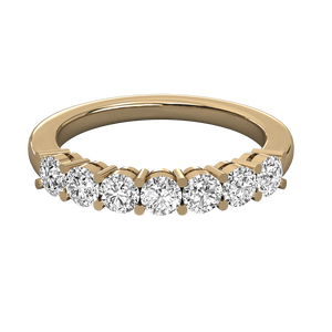 Anillo de Diamante Solitario Cultivado en Laboratorio, Corte Redondo, 9K, para Mujer - Product Image 3