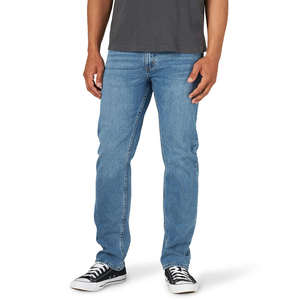 Pantalones Vaqueros Rectos Multicolores Personalizados con Bolsillo Lateral, Cierre de Botones, Estilo Vintage, Lavado - Product Image 1