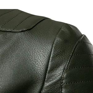 Nouvelle veste en cuir véritable pour homme 2026, matériau de haute qualité, service OEM personnalisé, design sans col, vestes d'hiver - Product Image 3