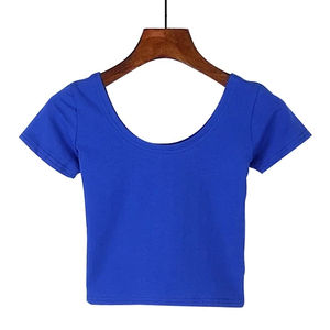 Venta caliente de las mujeres recortadas de manga larga Tops otoño al aire libre Reversible transpirable ropa de talla grande al por mayor Crop Tops - Product Image 4