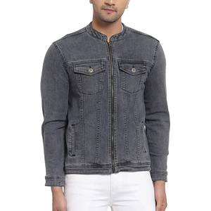 Chaqueta Vaquera de Diseño Personalizado para Hombre, Estilo Urbano, Nueva Chaqueta Vaquera de Alta Calidad con Revestimiento - Product Image 1