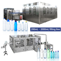 Máquina Llenadora de Líquidos Automática de Alta Eficiencia 200BPH, Bomba de Llenado de Botellas de Agua Pura para Bebidas con Sistema de Control Automático