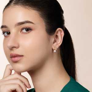 92.5 Silver <b>Crystal</b> <b>Earrings</b> 191566 - Product Image 4
